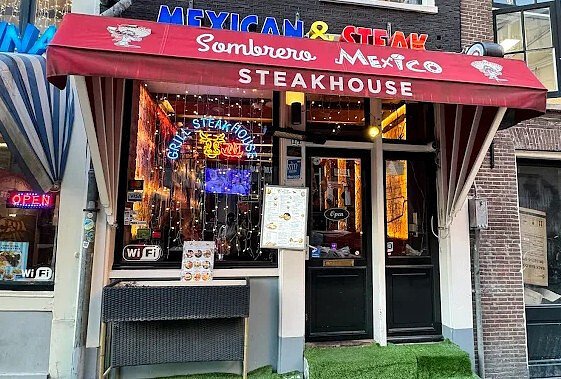Sombrero Mexico restaurant on Nieuwezijds Kolk in Amsterdam